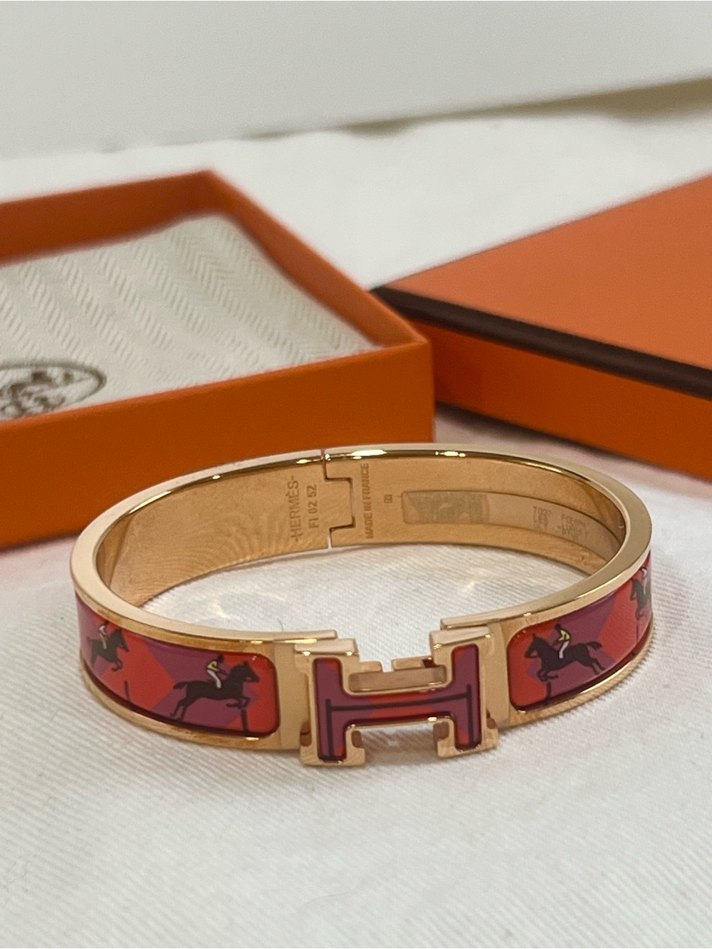 NEW🔥 Hermes Hermes Clic H Les Allures bracelet Pm